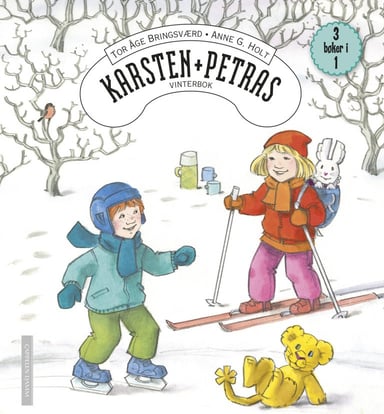 Omslag av "Karsten og Petras vinterbok"