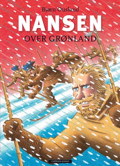 Omslag av "Nansen over Grønland"