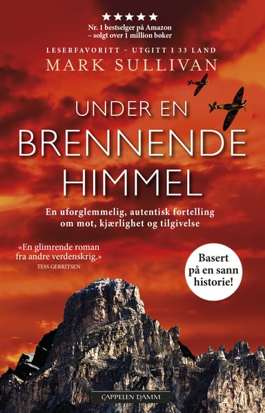 Omslag av "Under en brennende himmel"