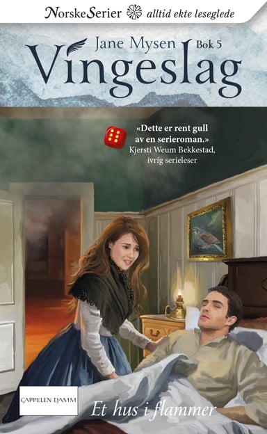 Omslag av "Et hus i flammer"