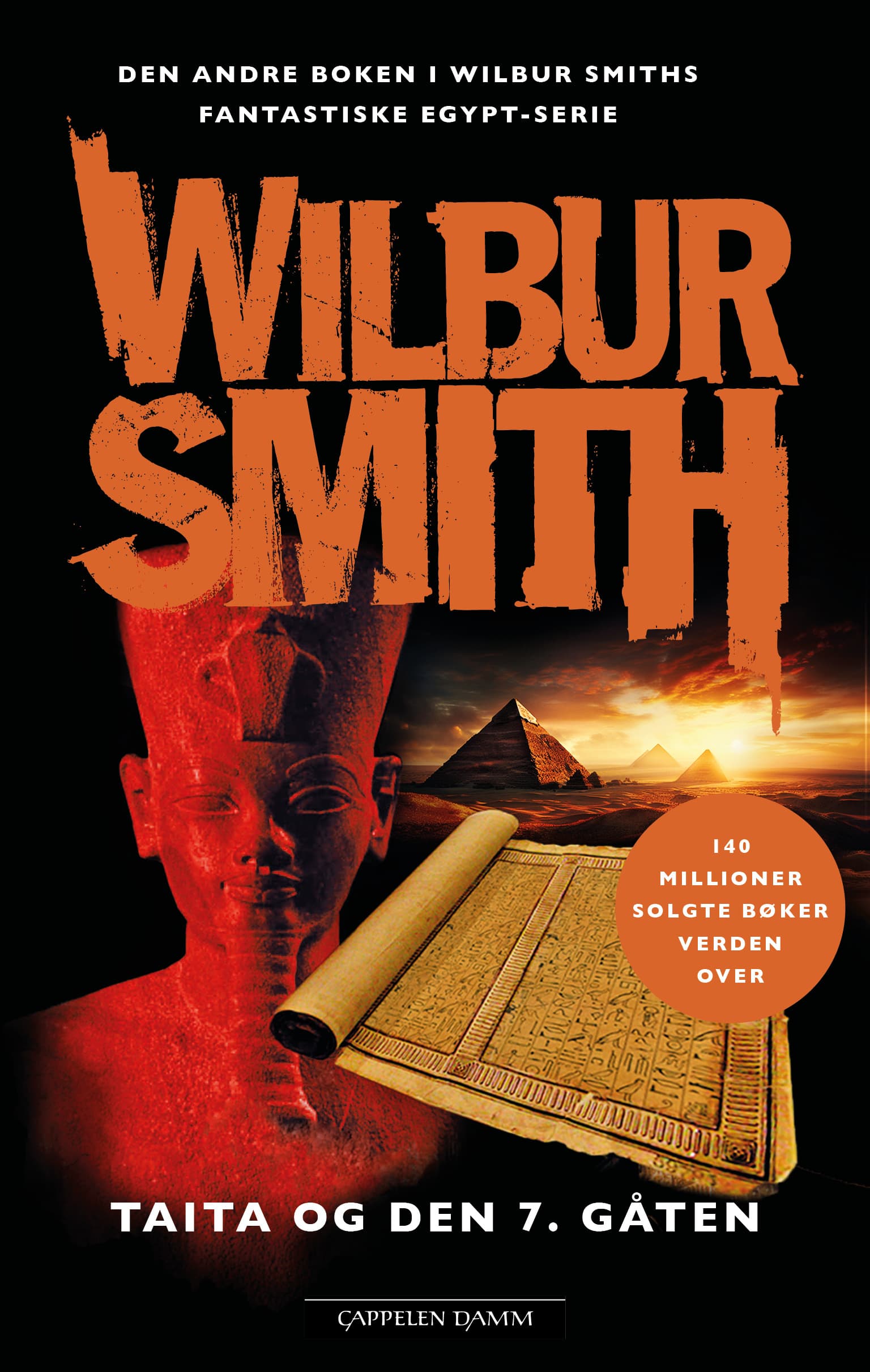 Omslag Taita og den 7.gåten av Wilbur Smith (Heftet)