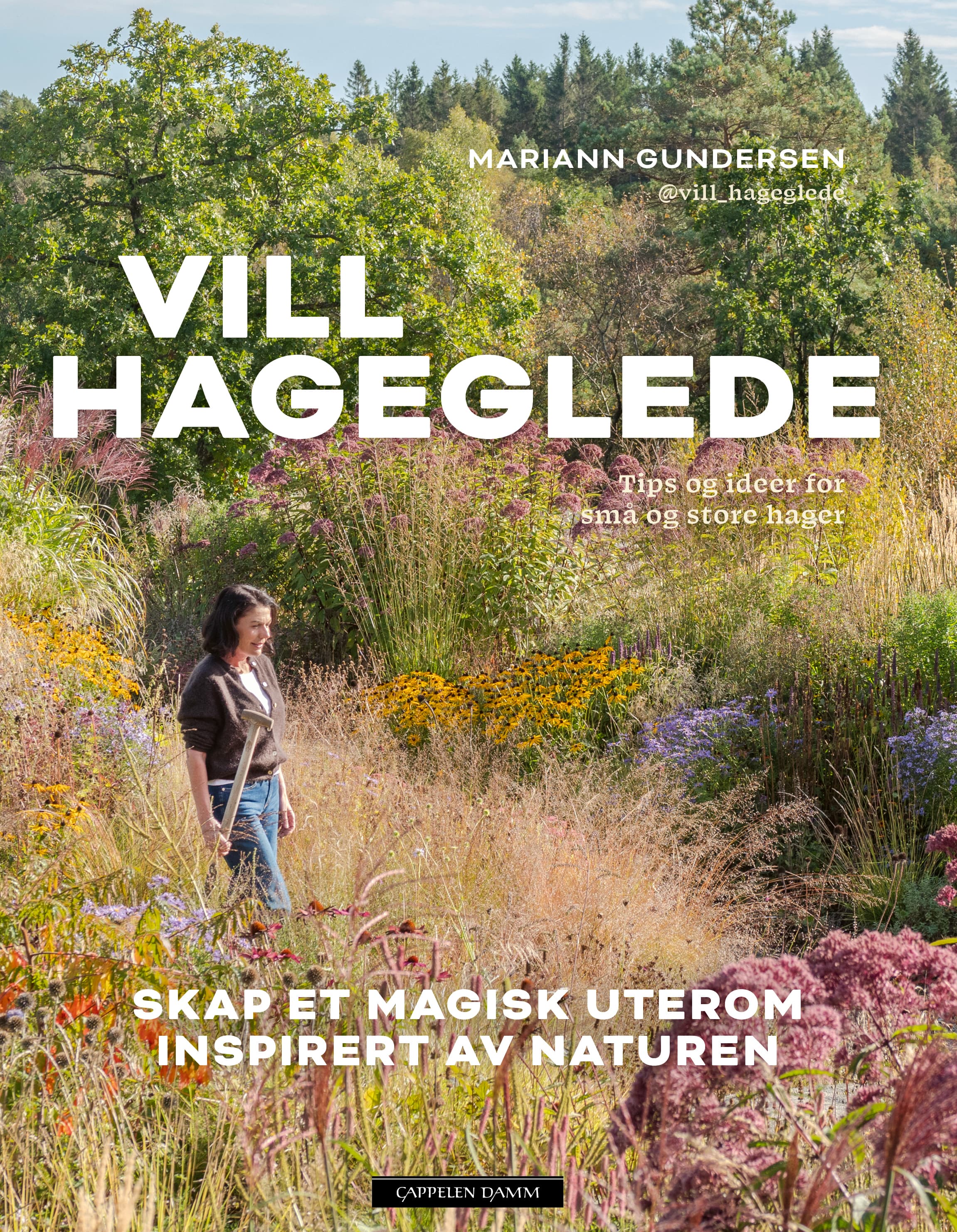 Omslag Vill hageglede av Mariann Gundersen (Innbundet)