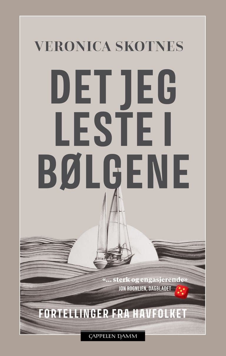 Omslag Det jeg leste i bølgene av Veronica Skotnes (Innbundet)