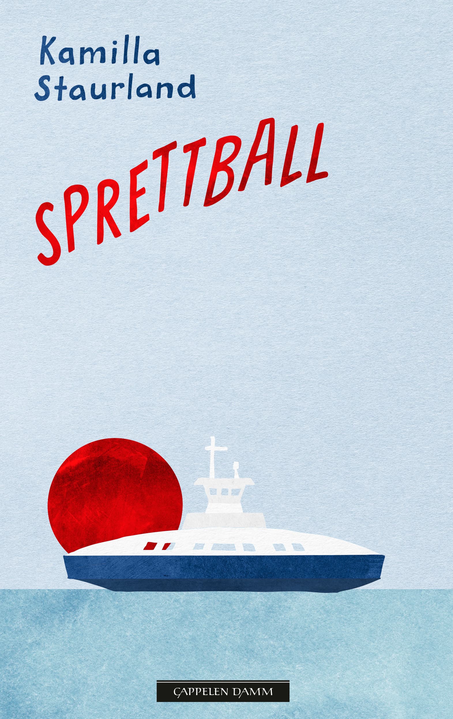 Omslag Sprettball av Kamilla Staurland (Innbundet)