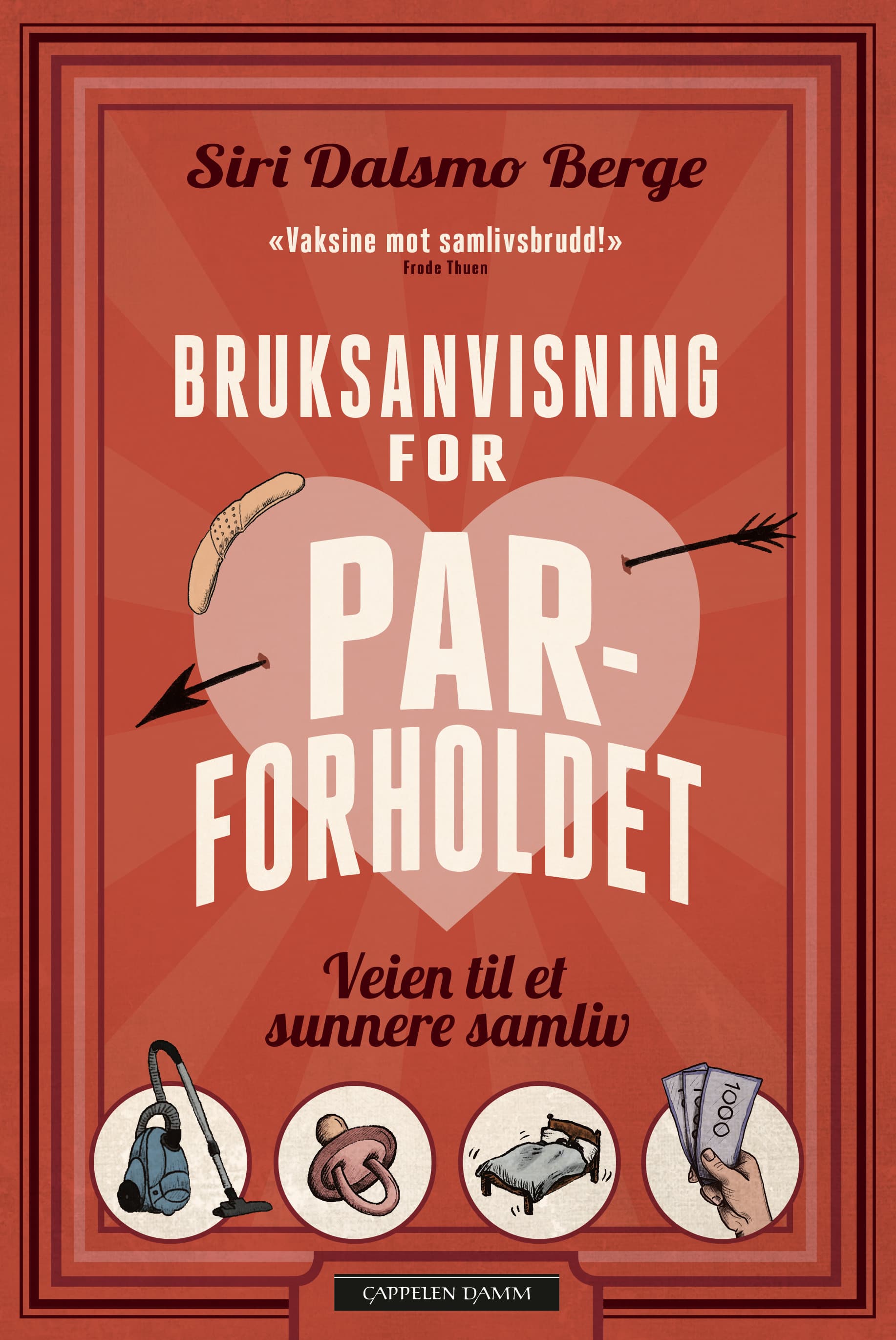 Omslag Bruksanvisning for parforholdet av Siri Dalsmo Berge (Heftet)