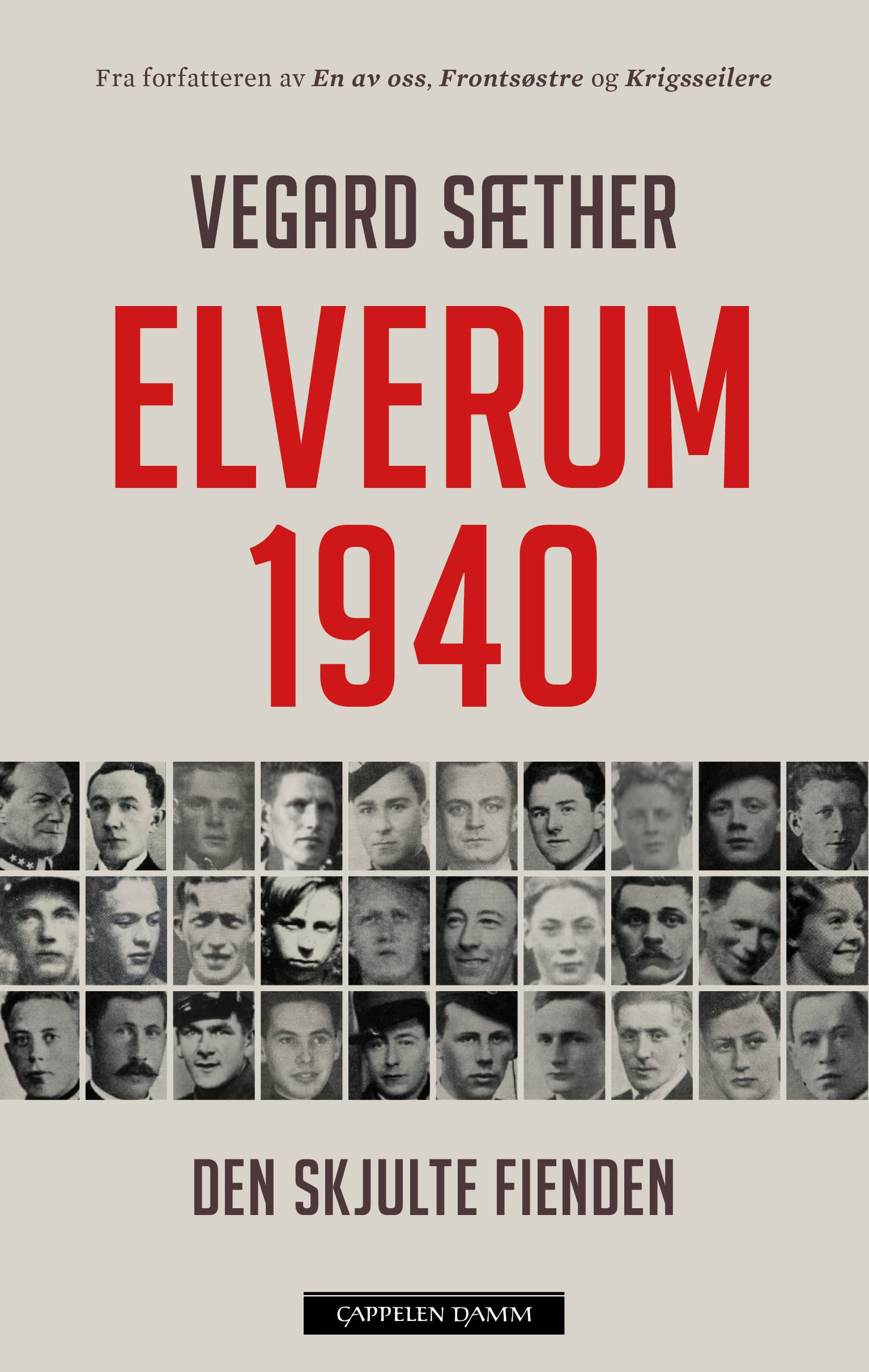 Omslag Elverum 1940 av Vegard Sæther (Innbundet)