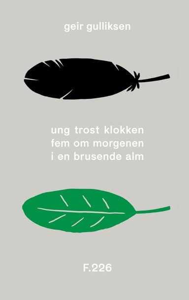 Omslag av "Ung trost klokken fem om morgenen i en brusende alm"