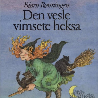 Omslag av "Den vesle vimsete heksa"