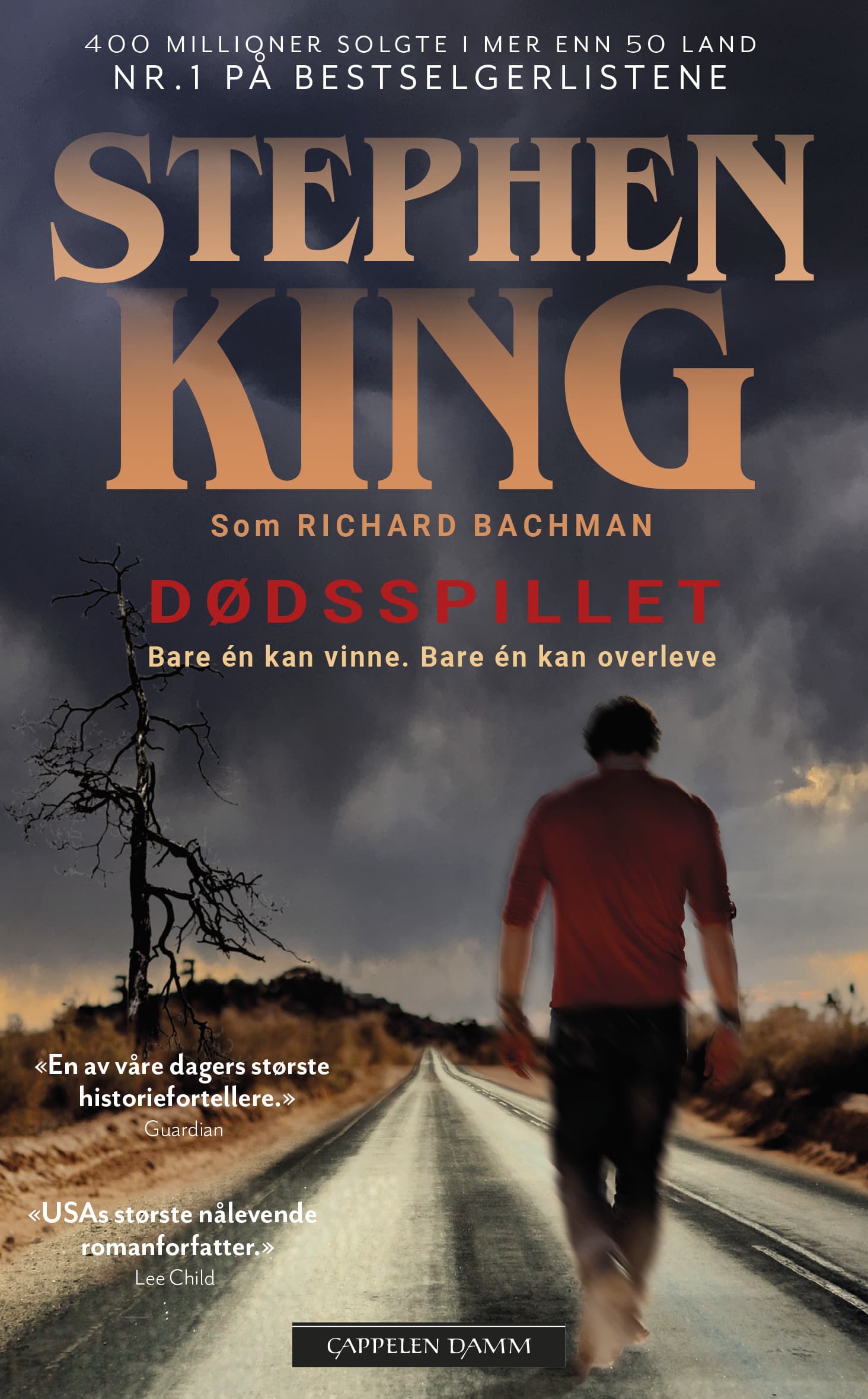 Omslag Dødsspillet av Stephen King (Heftet)