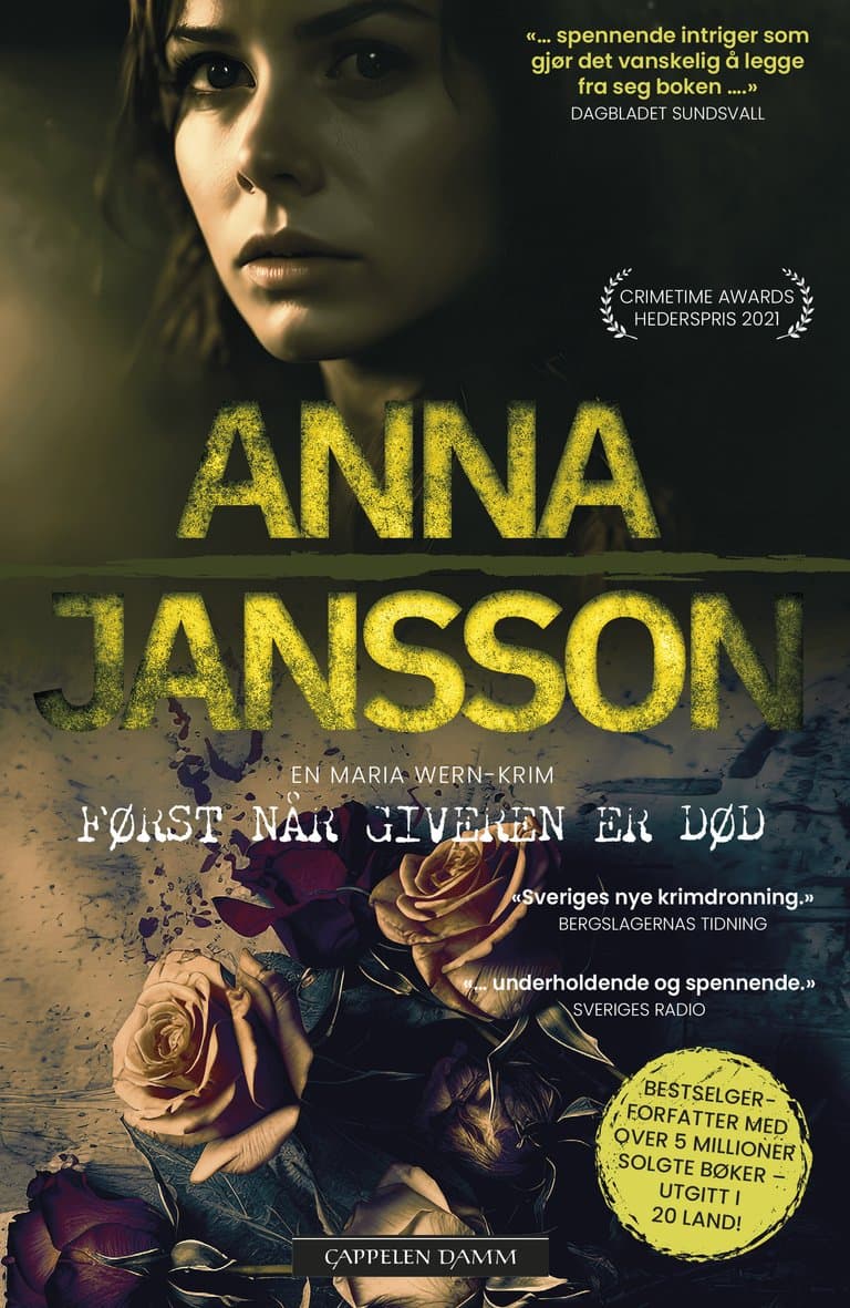 Omslag Først når giveren er død av Anna Jansson (Heftet)