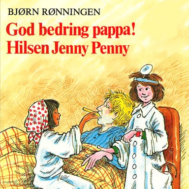 Omslag av "God bedring, pappa! Hilsen Jenny Penny"