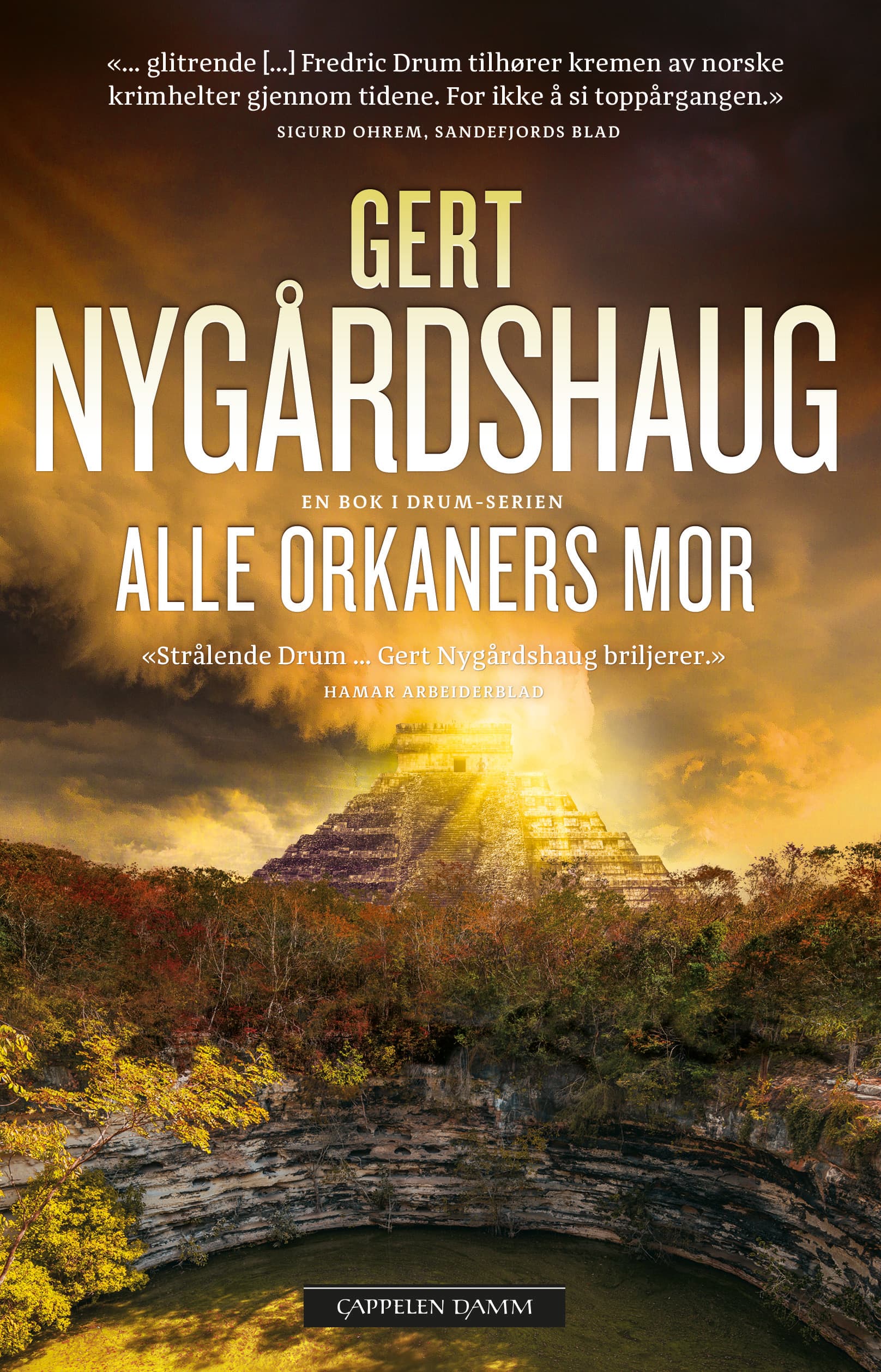 Omslag Alle orkaners mor av Gert Nygårdshaug (Heftet)