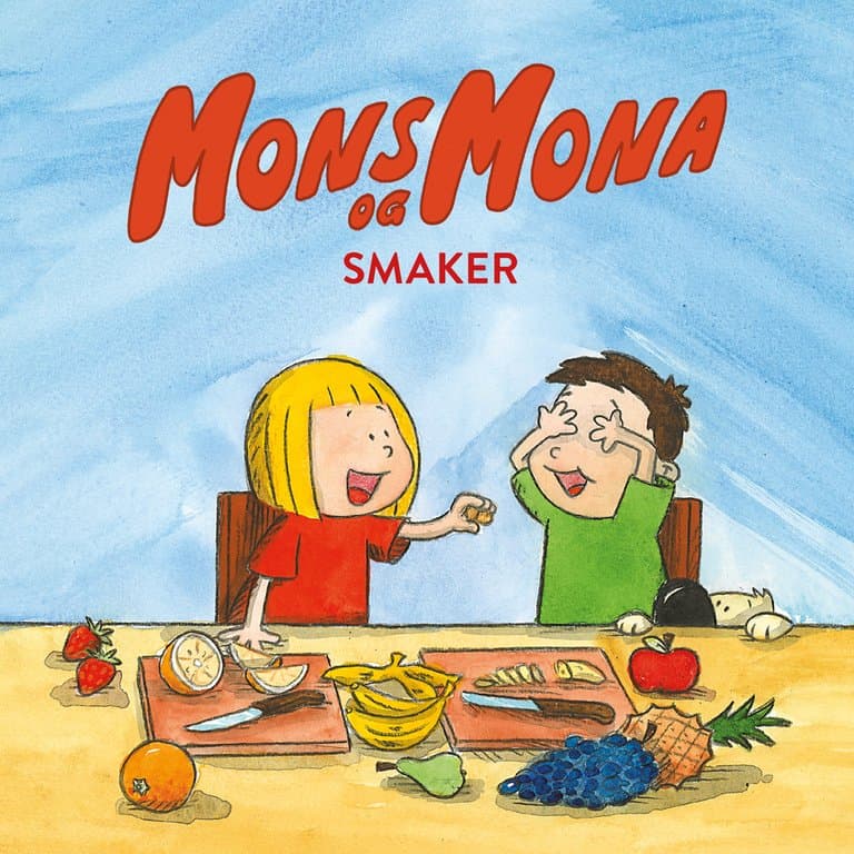 Omslag Mons og Mona smaker av Pål H. Christiansen og Morten N. Pedersen (Lydbok)