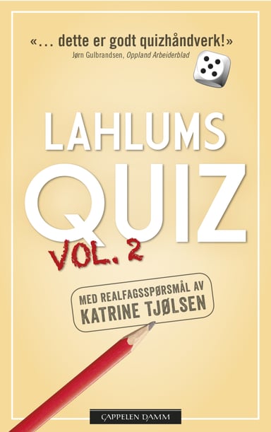 Omslag av "Lahlums Quiz vol.2"