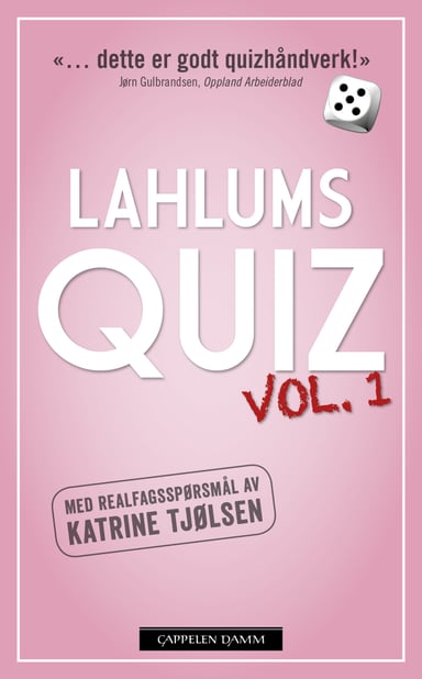 Omslag av "Lahlums Quiz vol. 1"