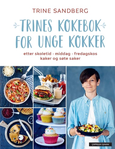 Omslag av "Trines kokebok for unge kokker"