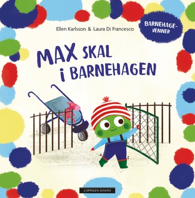 Omslag av "Max skal i barnehagen"