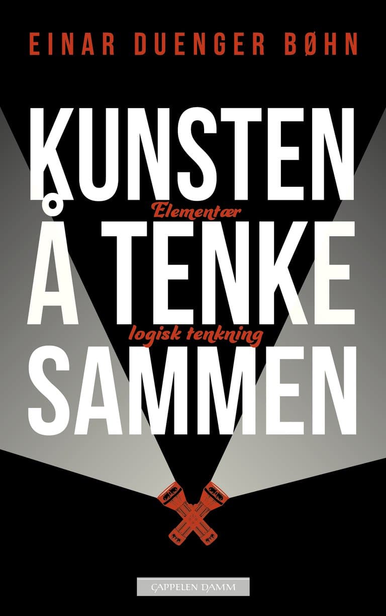 Omslag Kunsten å tenke sammen av Einar Duenger Bøhn (Innbundet)