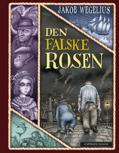 Omslag av "Den falske rosen"