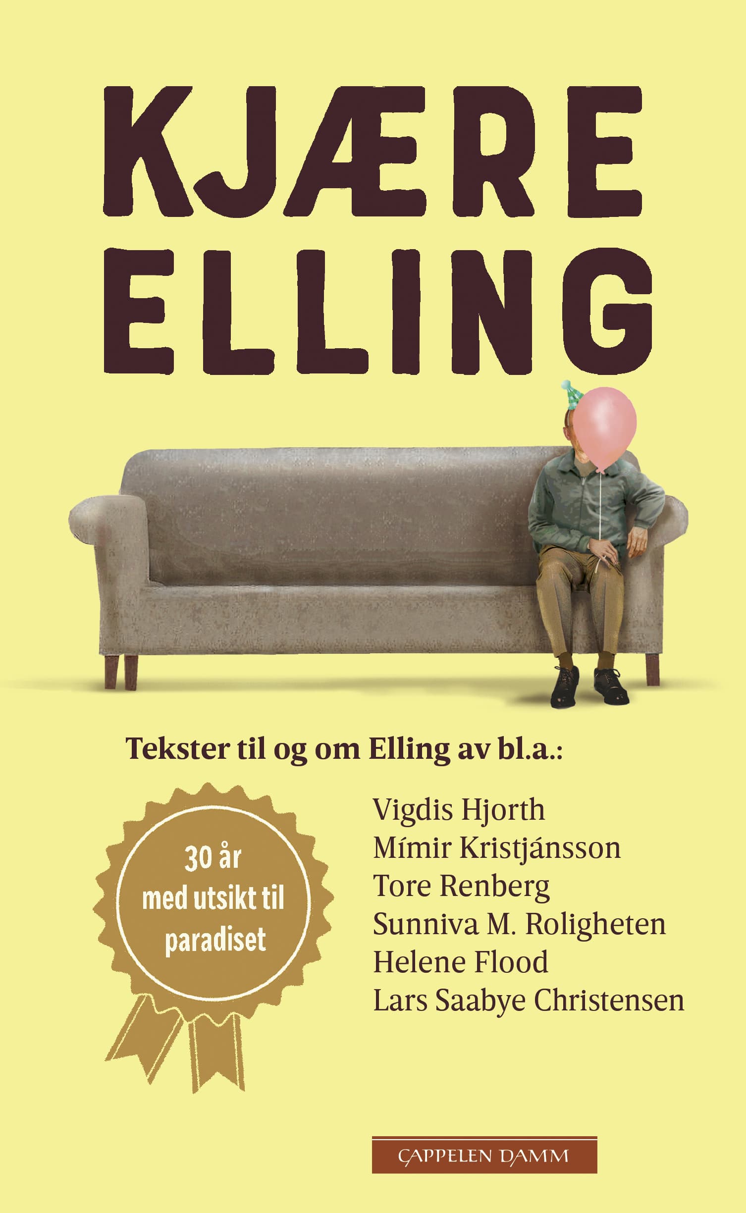 Omslag Kjære Elling av Ingvar Ambjørnsen (Innbundet)