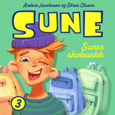 Omslag av "Sunes skolesekk"