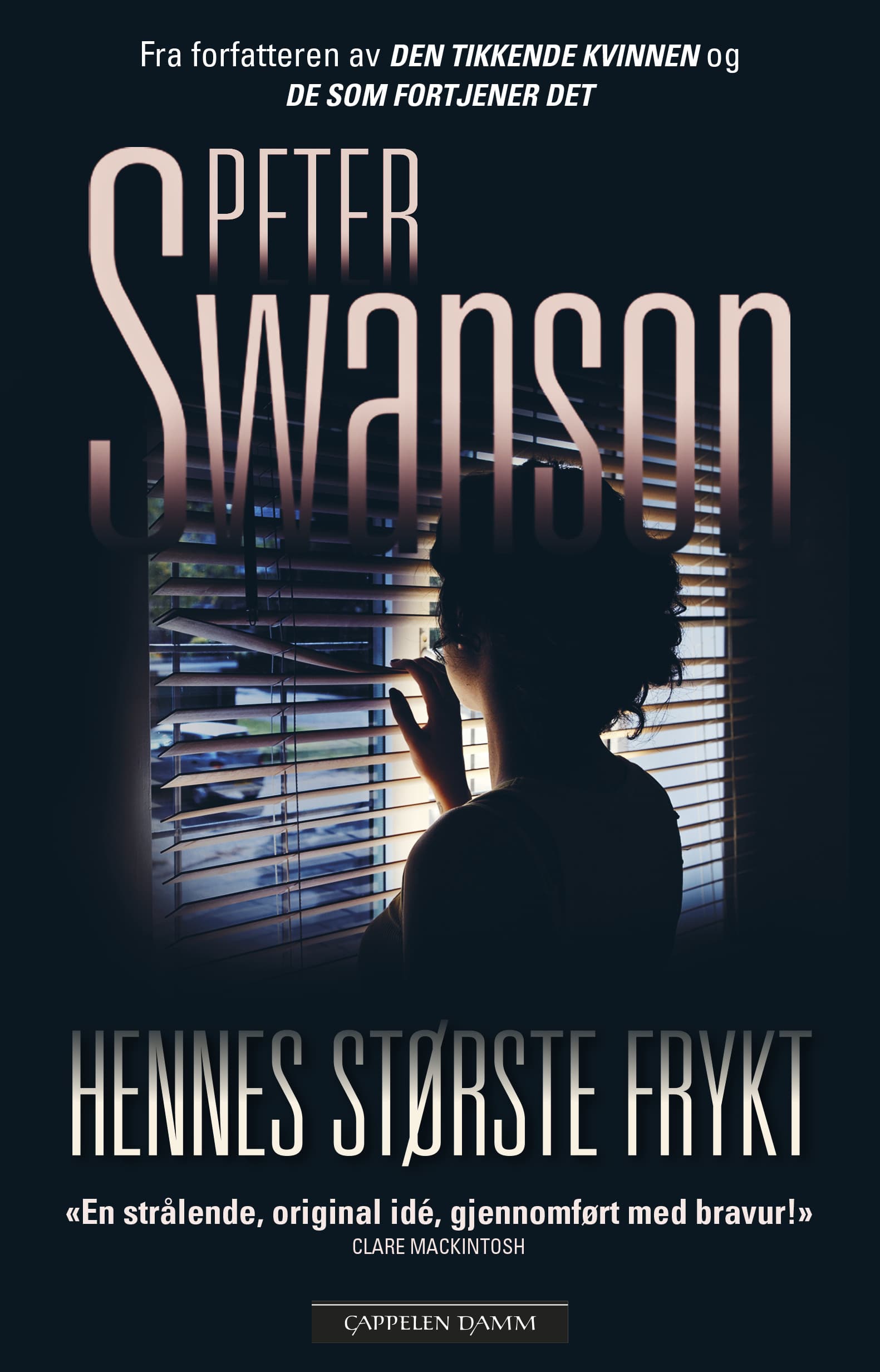 Omslag Hennes største frykt av Peter Swanson (Innbundet)