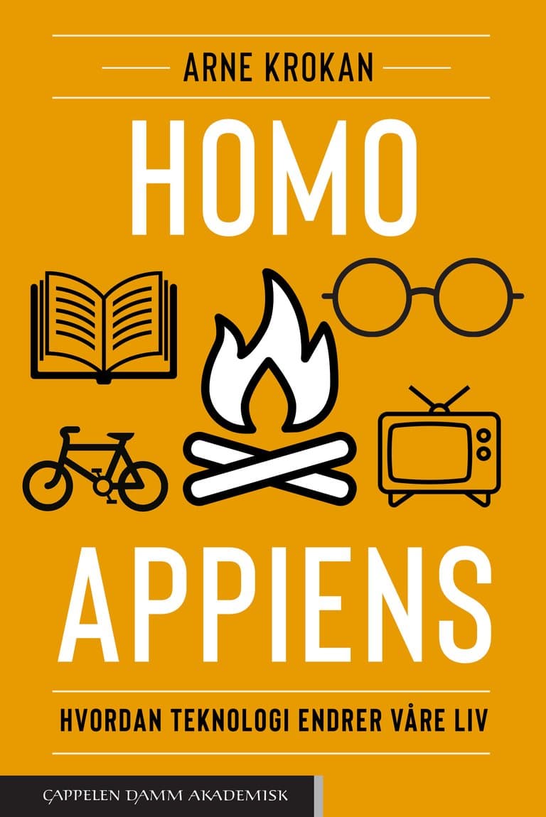Omslag Homo appiens av Arne Krokan (Heftet)