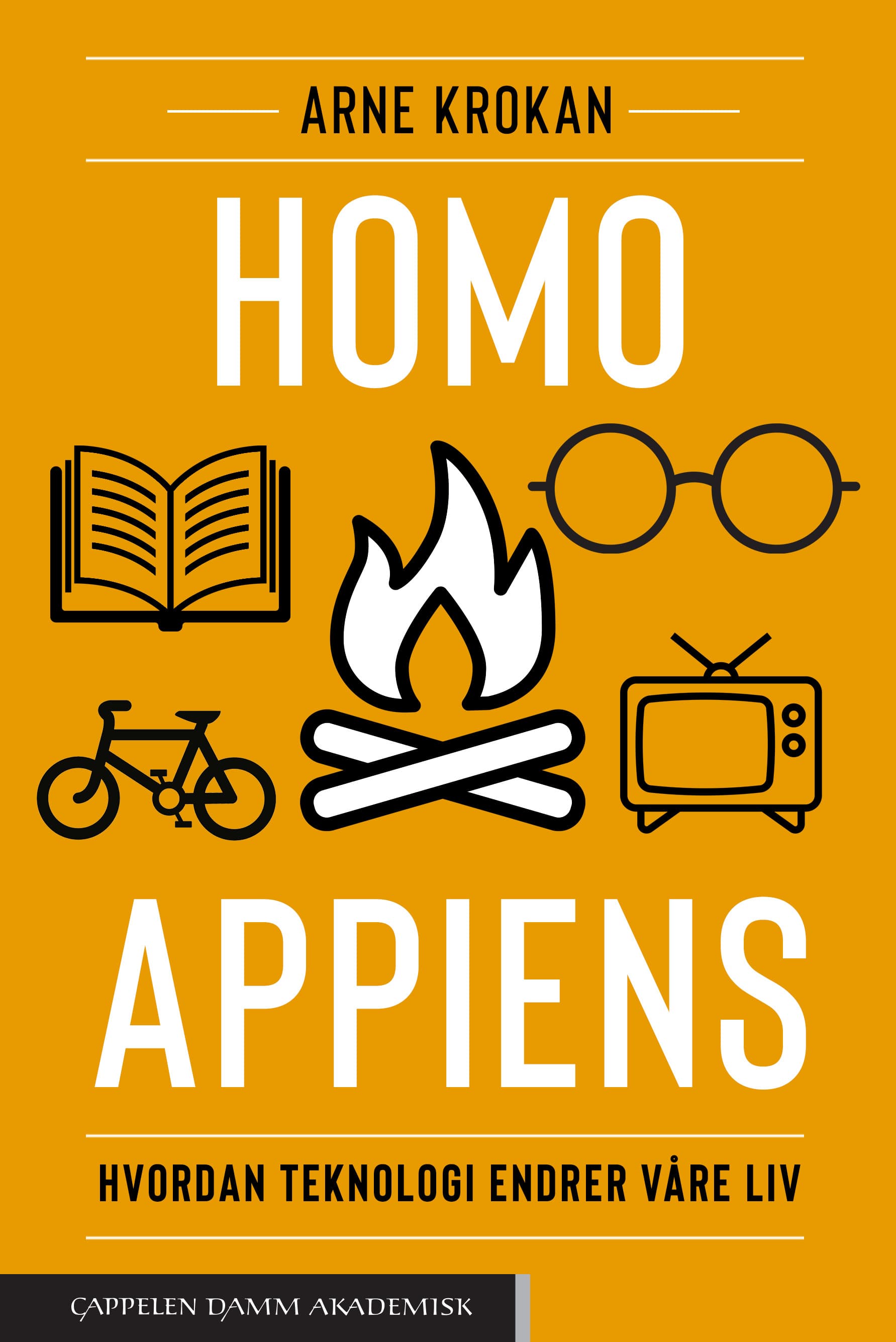 Omslag Homo appiens av Arne Krokan (Heftet)