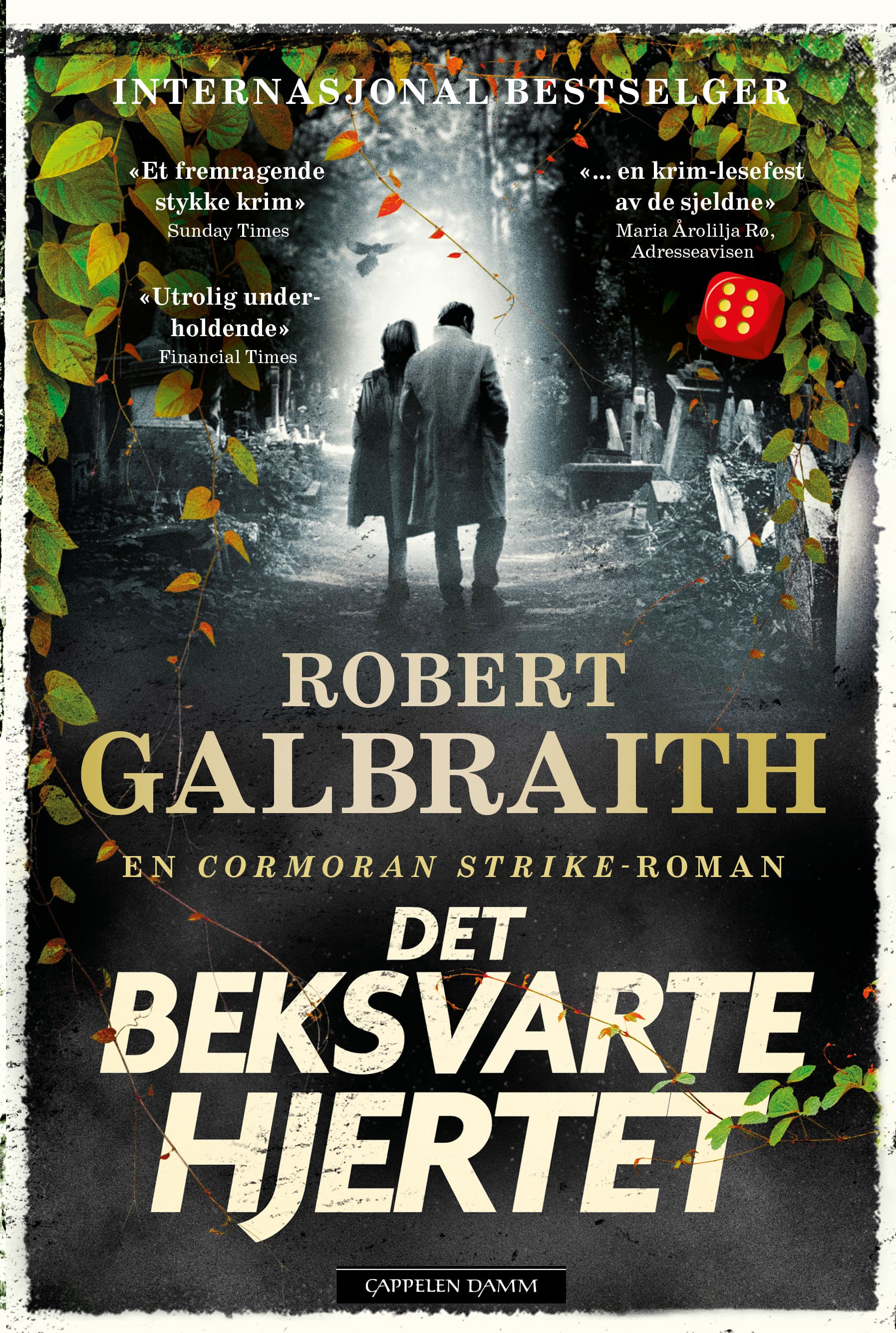 Omslag Det beksvarte hjertet av Robert Galbraith (Heftet)