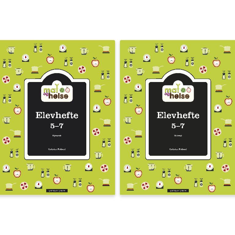 Omslag fra verk "Mat og helse 5 - 7"