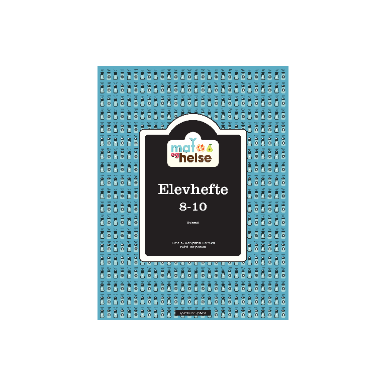 Omslag fra verk "Mat og helse 8-10"