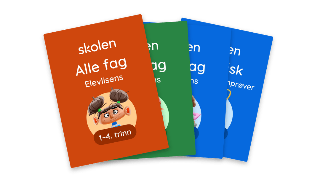Omslag fra verk "Skolen fra Cappelen Damm"