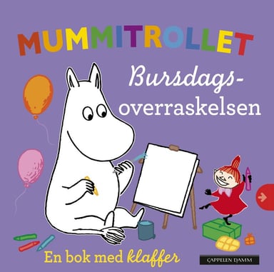 Omslag av "Mummitrollet: Bursdagsoverraskelsen"