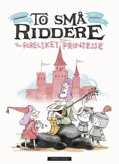 Omslag av "To små riddere og en forelsket prinsesse"