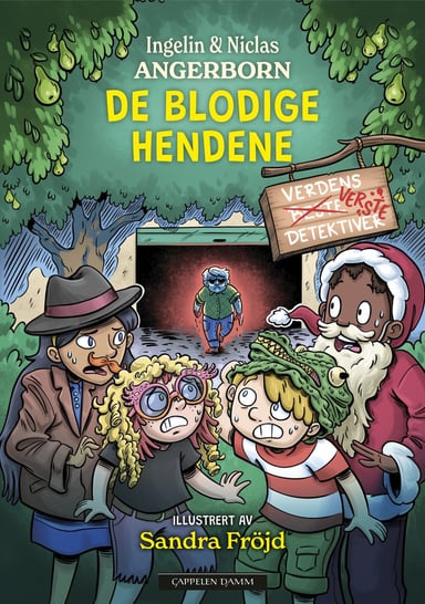 Omslag av "De blodige hendene"