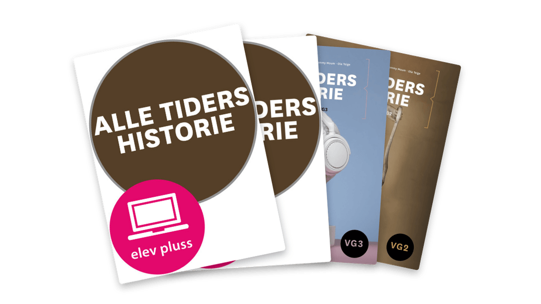 Omslag fra verk "Alle tiders historie Vg2-3 (LK20)"