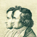 Portrettbilde av Brødrene Grimm