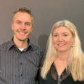 Portrettbilde av Hanna og Jakob Blixt