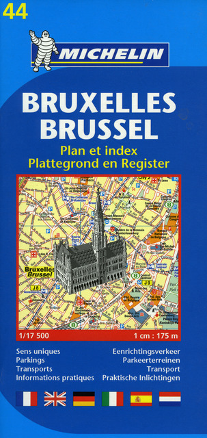 Brussel (MI 44) (Kart, falset)