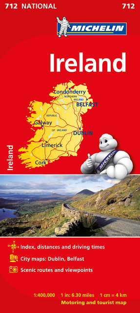 Irland (MI 712) (Kart, falset)