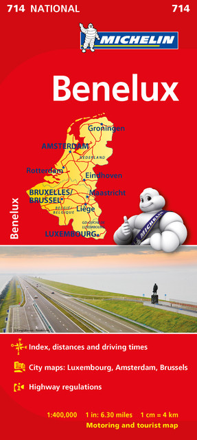 Benelux  2012 (MI 714) (Kart, falset)