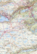 Hardangervidda veggkart (CK 47) (Kart, plano)