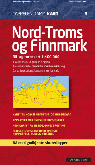 CK 5 Nord-Troms og Finnmark 2013 f (Kart, falset)