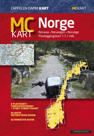 MC-kart Norge / MC-map Norway (Kart, plano)
