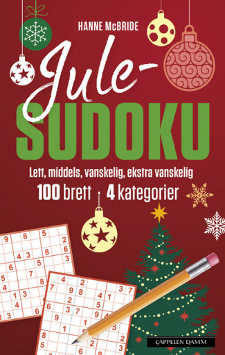 Jule-sudoku av Hanne McBride (Heftet)