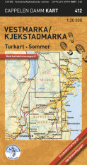 Vestmarka/Kjekstadmarka sommer turkart (CK 412) (Kart, falset)