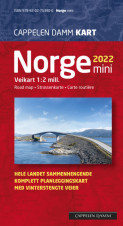 Norge mini brettet 2022 av Cappelen Damm kart (Kart, falset)