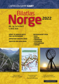 Bilatlas Norge 2022 av Cappelen Damm kart (Spiral)