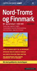 Nord-Troms og Finnmark 2023 - 2024 brettet (CK 5) (Kart, falset)
