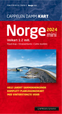 Norge mini CK 12 brettet 2024 av Cappelen Damm kart (Kart, falset)